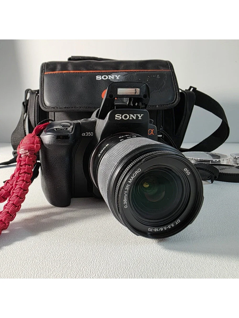 Sony Alpha A350 DSLR Camera & Sony 18-70mm Lens  + Accessories
